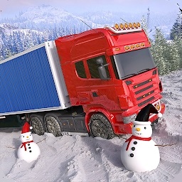 圣诞雪地卡车模拟器游戏