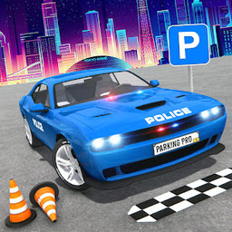 现代警车停车游戏(police car parking)